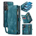 Samsung Galaxy A25 Caseme 008 2-in-1 Multifunctional Wallet Case - Blue