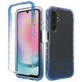 Samsung Galaxy A25 Gradient Series Hybrid Case - Blue / Transparent