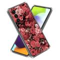 Samsung Galaxy A25 Stylish Ultra-Slim TPU Case - Red Flowers