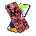 Samsung Galaxy A35 Stylish Ultra-Slim TPU Case - Red Flowers