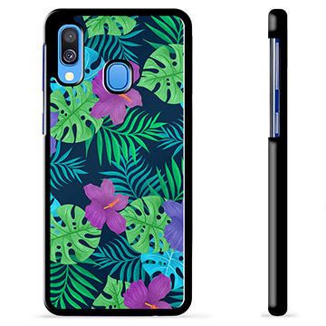 Samsung Galaxy A40 Protective Cover - Tropical Flower