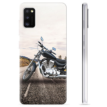 Samsung Galaxy A41 TPU Case - Motorbike