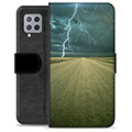 Samsung Galaxy A42 5G Premium Wallet Case - Storm