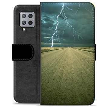 Samsung Galaxy A42 5G Premium Wallet Case - Storm