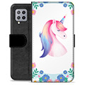 Samsung Galaxy A42 5G Premium Wallet Case - Unicorn