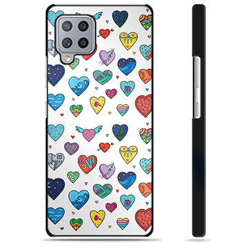 Samsung Galaxy A42 5G Protective Cover - Hearts