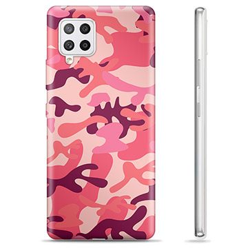 Samsung Galaxy A42 5G TPU Case - Pink Camouflage