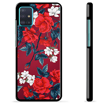 Samsung Galaxy A51 Protective Cover - Vintage Flowers