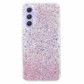 Samsung Galaxy A55 Glitter Flakes TPU Case - Pink