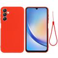 Samsung Galaxy F34/M34 5G Liquid Silicone Case - Red