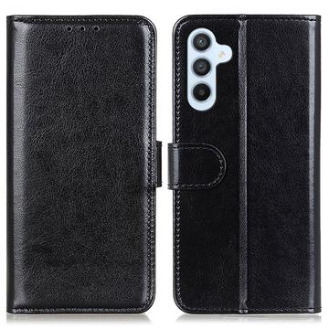 Samsung Galaxy F34/M34 5G Wallet Case with Magnetic Closure - Black