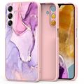 Samsung Galaxy M15 Tech-Protect Icon Silicone Case - Marble