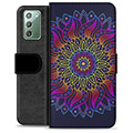 Samsung Galaxy Note20 Premium Wallet Case - Colorful Mandala