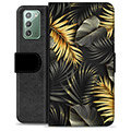 Samsung Galaxy Note20 Premium Wallet Case - Golden Leaves