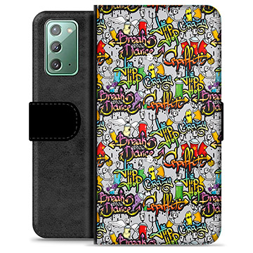 Samsung Galaxy Note20 Premium Wallet Case - Graffiti