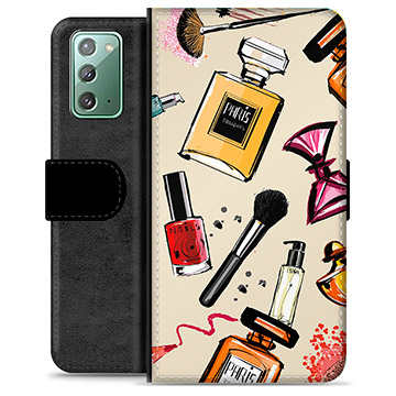 Samsung Galaxy Note20 Premium Wallet Case - Makeup