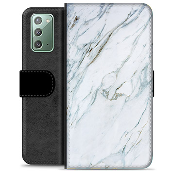 Samsung Galaxy Note20 Premium Wallet Case - Marble