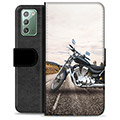 Samsung Galaxy Note20 Premium Wallet Case - Motorbike