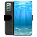 Samsung Galaxy Note20 Premium Wallet Case - Sea