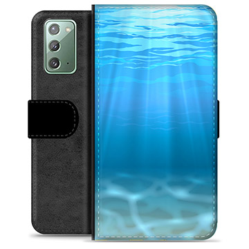 Samsung Galaxy Note20 Premium Wallet Case - Sea