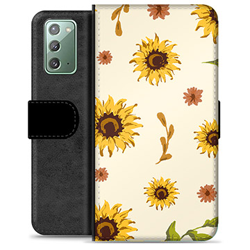 Samsung Galaxy Note20 Premium Wallet Case - Sunflower