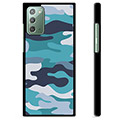 Samsung Galaxy Note20 Protective Cover - Blue Camouflage