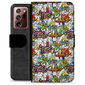 Samsung Galaxy Note20 Ultra Premium Wallet Case - Graffiti