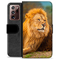 Samsung Galaxy Note20 Ultra Premium Wallet Case - Lion