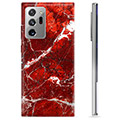 Samsung Galaxy Note20 Ultra TPU Case - Red Marble