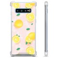 Samsung Galaxy S10+ Hybrid Case - Lemon Pattern