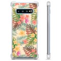 Samsung Galaxy S10+ Hybrid Case - Pink Flowers