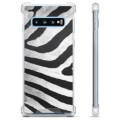 Samsung Galaxy S10+ Hybrid Case - Zebra