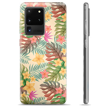 Samsung Galaxy S20 Ultra TPU Case - Pink Flowers