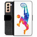 Samsung Galaxy S21+ 5G Premium Wallet Case - Slam Dunk