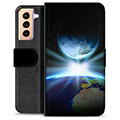 Samsung Galaxy S21+ 5G Premium Wallet Case - Space