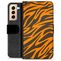 Samsung Galaxy S21+ 5G Premium Wallet Case - Tiger