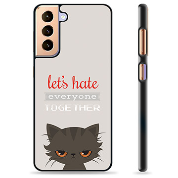 Samsung Galaxy S21+ 5G Protective Cover - Angry Cat