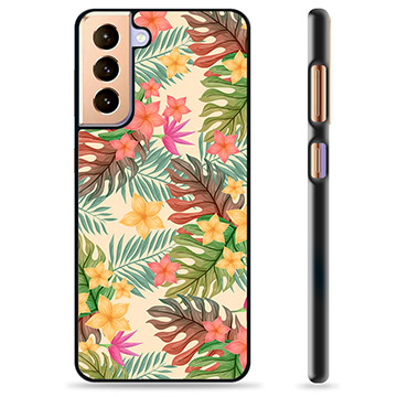 Samsung Galaxy S21+ 5G Protective Cover - Pink Flowers