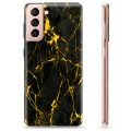 Samsung Galaxy S21 5G TPU Case - Golden Granite