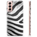 Samsung Galaxy S21 5G TPU Case - Zebra