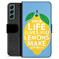 Samsung Galaxy S22+ 5G Premium Wallet Case - Lemons