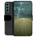 Samsung Galaxy S22+ 5G Premium Wallet Case - Storm