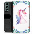 Samsung Galaxy S22+ 5G Premium Wallet Case - Unicorn