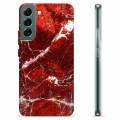 Samsung Galaxy S22+ 5G TPU Case - Red Marble