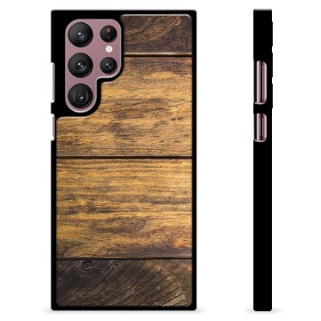 Samsung Galaxy S22 Ultra 5G Protective Cover - Wood