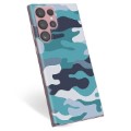 Samsung Galaxy S22 Ultra 5G TPU Case - Blue Camouflage