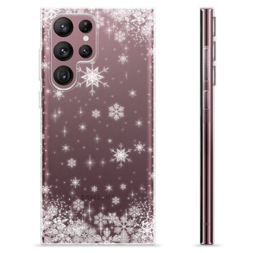 Samsung Galaxy S22 Ultra 5G TPU Case - Snowflakes