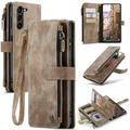 Samsung Galaxy S23 5G Caseme 2-in-1 Multifunctional Wallet Case - Brown