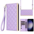 Samsung Galaxy S23 FE Luxury Quilted Wallet Case