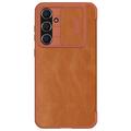 Samsung Galaxy S23 FE Nillkin Qin Pro Flip Case - Brown